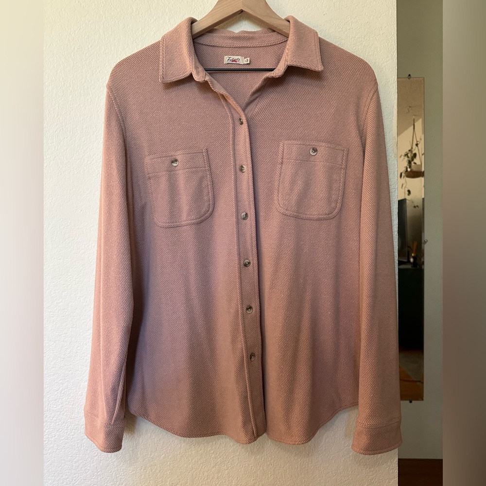 Faherty Legend Sweater Shirt ~ Sea Fog